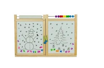 Tablica wisząca dwustronna naturalna. Wydawca: 3toysm. SmakLiter.pl Opakowanie Tablica wisząca dwustronna naturalna