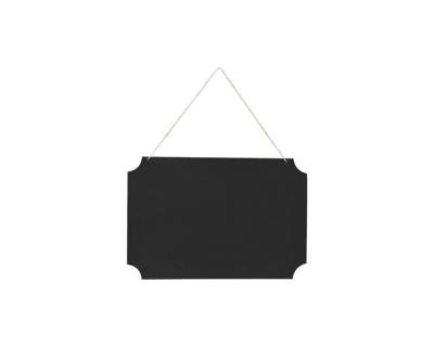 Opakowanie Tabliczka wisząca do napisów czarna