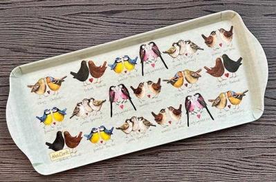 Taca kuchenna średnia Pary ptaszków. Wydawca: Alex Clark. SmakLiter.pl Opakowanie Taca kuchenna średnia Pary ptaszków