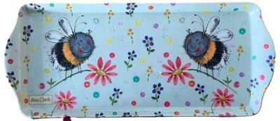 Taca kuchenna średnia Pszczoły i kwiaty. Wydawca: Alex Clark. SmakLiter.pl Opakowanie Taca kuchenna średnia Pszczoły i kwiaty