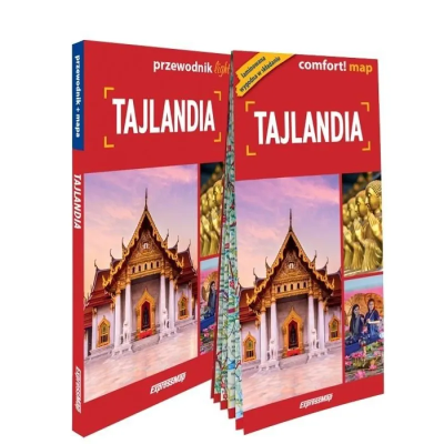 Okładka książki Tajlandia light: przewodnik + mapa