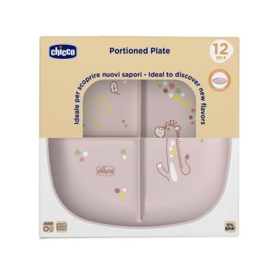 Opakowanie Talerz 3-dzielny beżowy 12m+