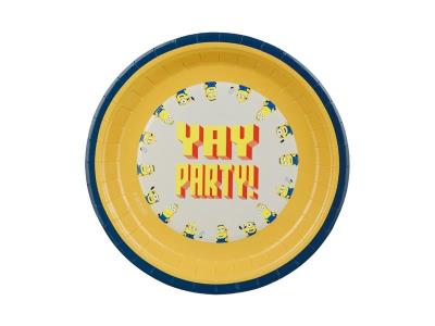 Opakowanie Talerzyki Minionki 23cm 6szt