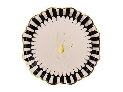 Talerzyki Pająk 23cm 6szt. Wydawca: PartyDeco. SmakLiter.pl Opakowanie Talerzyki Pająk 23cm 6szt