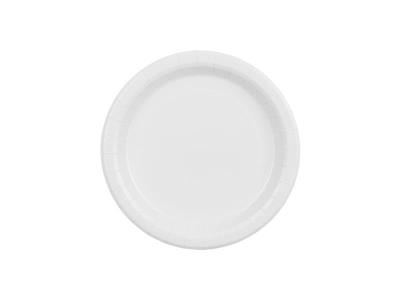 Opakowanie Talerzyki papierowe białe 18cm 6szt