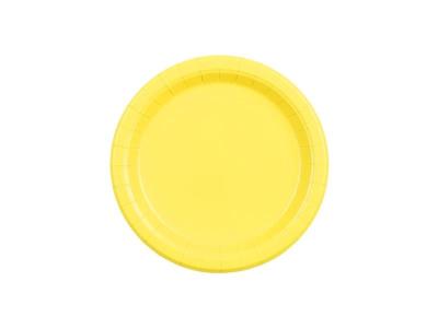 Opakowanie Talerzyki papierowe żółte 18cm 6szt