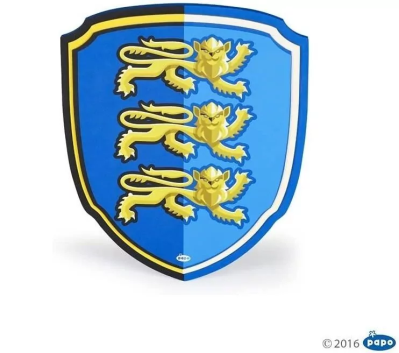 Tarcza rycerska z lwami. Wydawca: PAPO. SmakLiter.pl Opakowanie Tarcza rycerska z lwami