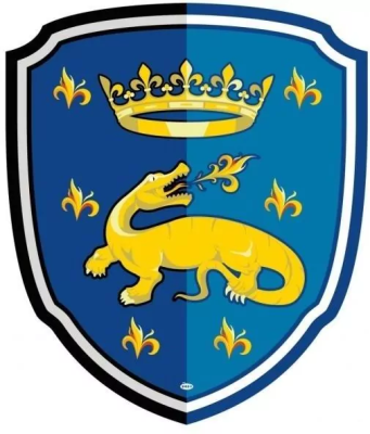 Tarcza rycerska z salamandrą. Wydawca: PAPO. SmakLiter.pl Opakowanie Tarcza rycerska z salamandrą