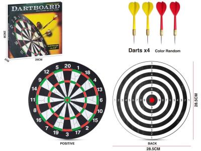 Opakowanie Tarcza z rzutkami 30cm dwustronna color box