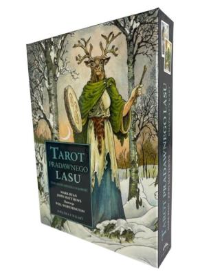 Tarot Pradawnego Lasu. Autor: John Matthews. SmakLiter.pl Okładka książki Tarot Pradawnego Lasu