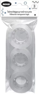 Taśma klejąca 18mm x 30m 3szt. Wydawca: Beniamin. SmakLiter.pl Opakowanie Taśma klejąca 18mm x 30m 3szt