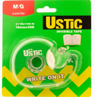 Opakowanie Taśma klejąca Invisible z podajnikiem 18mmx30m