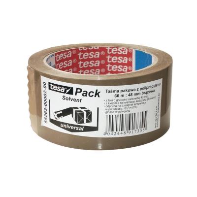 Opakowanie Taśma pakowa brązowa Solvent 66m x 48mm