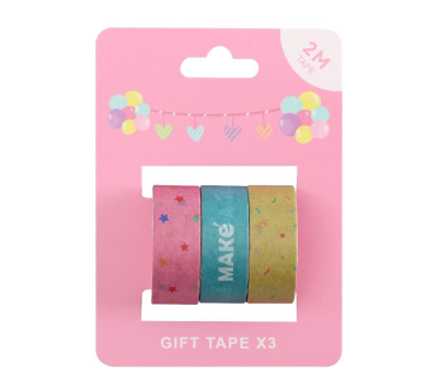 Taśma prezentowa papierowa 2m 3szt. Wydawca: NInvest. SmakLiter.pl Opakowanie Taśma prezentowa papierowa 2m 3szt