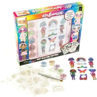 Opakowanie Tatuaże brokatowe 7 arkuszy