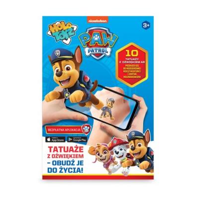 Opakowanie Tatuaże dla dzieci AR, Psi Patrol, HoloToyz
