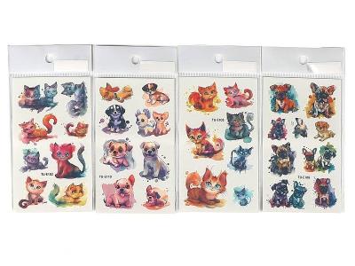 Opakowanie Tatuaże pieski / kotki MIX
