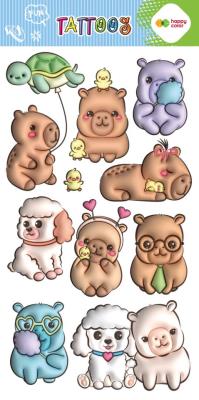 Opakowanie Tatuaże zmywalne BUBBLE KAPI FUN 100x200mm Happy Color