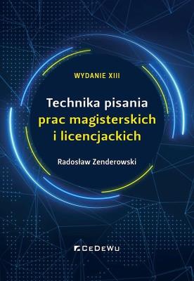 Okładka książki Technika pisania prac magisterskich..