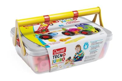 Tecno Jumbo Skrzynka z narzędziami. Wydawca: Quercetti. SmakLiter.pl Opakowanie Tecno Jumbo Skrzynka z narzędziami