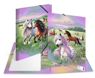 Opakowanie Teczka A3 gumki narożne - Świat koni