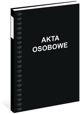Opakowanie Teczka A4 akt osobowych bigowana czarna (10szt)