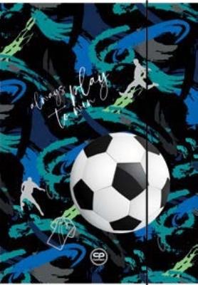 Opakowanie Teczka A4 kartonowa z gumką Coolpack Football Navy