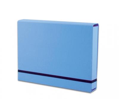 Opakowanie Teczka A4 lux na gumkę Eco błękitna PENMATE