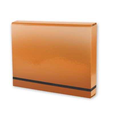 Opakowanie Teczka A4 lux na gumkę ochra ciemna PENMATE