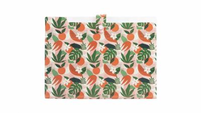 Opakowanie Teczka A4 PP harmonijkowa nadruk tropical