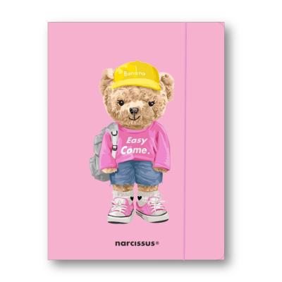 Teczka A4+ z gumką Teddies&Miś Urszula. Wydawca: Narcissus. SmakLiter.pl Opakowanie Teczka A4+ z gumką Teddies&Miś Urszula