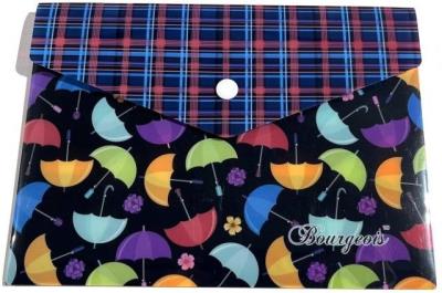 Opakowanie Teczka A5+ plastikowa z klipsem Parasolki