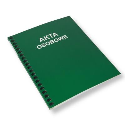 Opakowanie Teczka Akta osobowe T1 zielona