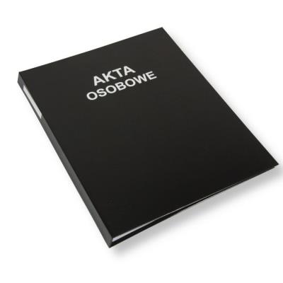 Opakowanie Teczka Akta osobowe T2 czarna