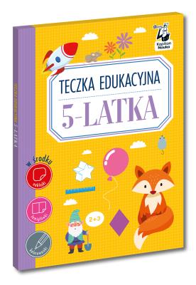 Okładka książki Teczka edukacyjna 5-latka. Kapitan Nauka