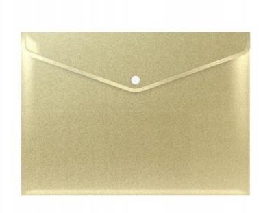 Opakowanie Teczka koperta A4 PP stardust gold