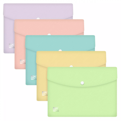 Opakowanie Teczka kopertowa A5 PP Urban pastel mix (5szt)