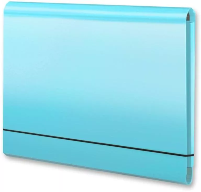 Opakowanie Teczka łamana A4 na gumkę błękitna PENMATE