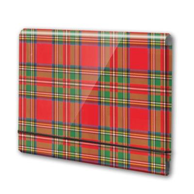 Opakowanie Teczka łamana A4 na gumkę kratka A043 PENMATE