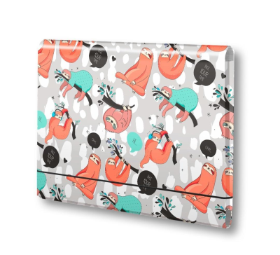 Opakowanie Teczka łamana A4 na gumkę Leniwce PENMATE