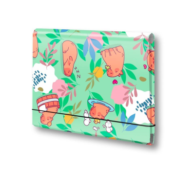 Opakowanie Teczka łamana A5 na gumkę Kapibara łąka PENMATE