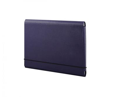 Opakowanie Teczka łamana A5 na gumkę kobaltowa PENMATE
