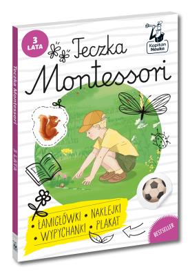 Okładka książki Teczka Montessori. 3 lata. Kapitan Nauka
