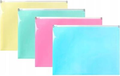 Opakowanie Teczka na suwak A4 PP pastel mix (10szt)