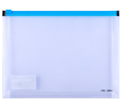 Opakowanie Teczka na suwak A5 PP niebieska DELI