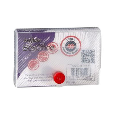 Opakowanie Teczka na wizytówki 15mm przezroczysta