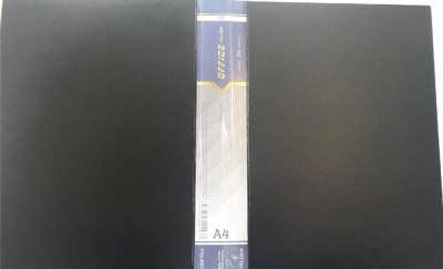 Opakowanie Teczka ofertowa A4+ 30 koszulek Czarna FRESH