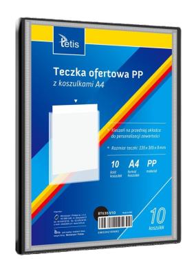 Opakowanie Teczka ofertowa A4 PP + 10 koszulek czarna