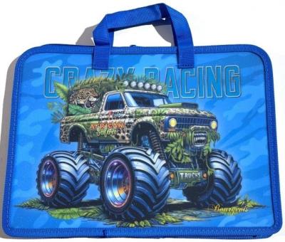 Opakowanie Teczka-torba A4+zapinana na zamek z rączką Monster