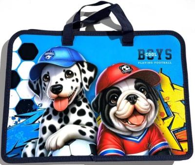 Opakowanie Teczka-torba A4+ zapinana na zamek z rączką Pieski